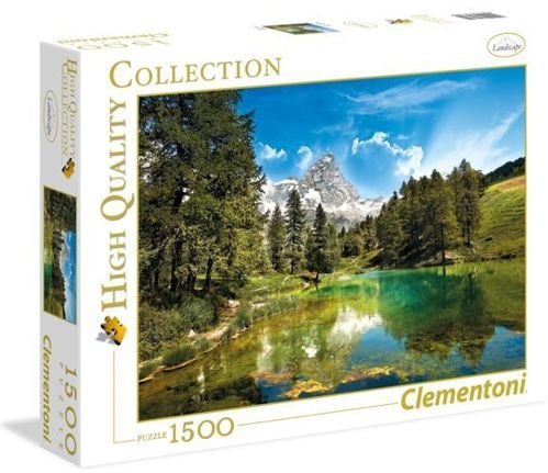 Puzzle 1500 HQ Blue Lake Clementoni Mazak Marek Zaremba