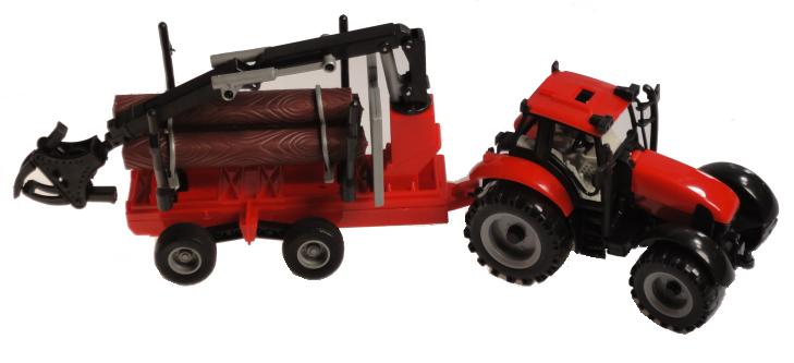 traktor z przyczepą 34 cm