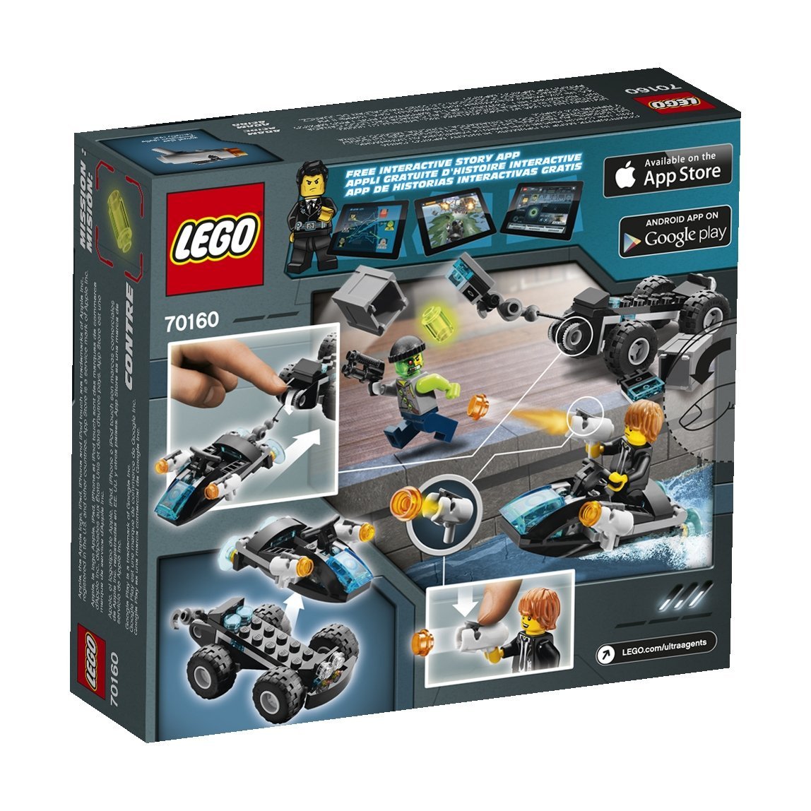 Pościg Quadem Klocki Lego Ultra Agents 70160