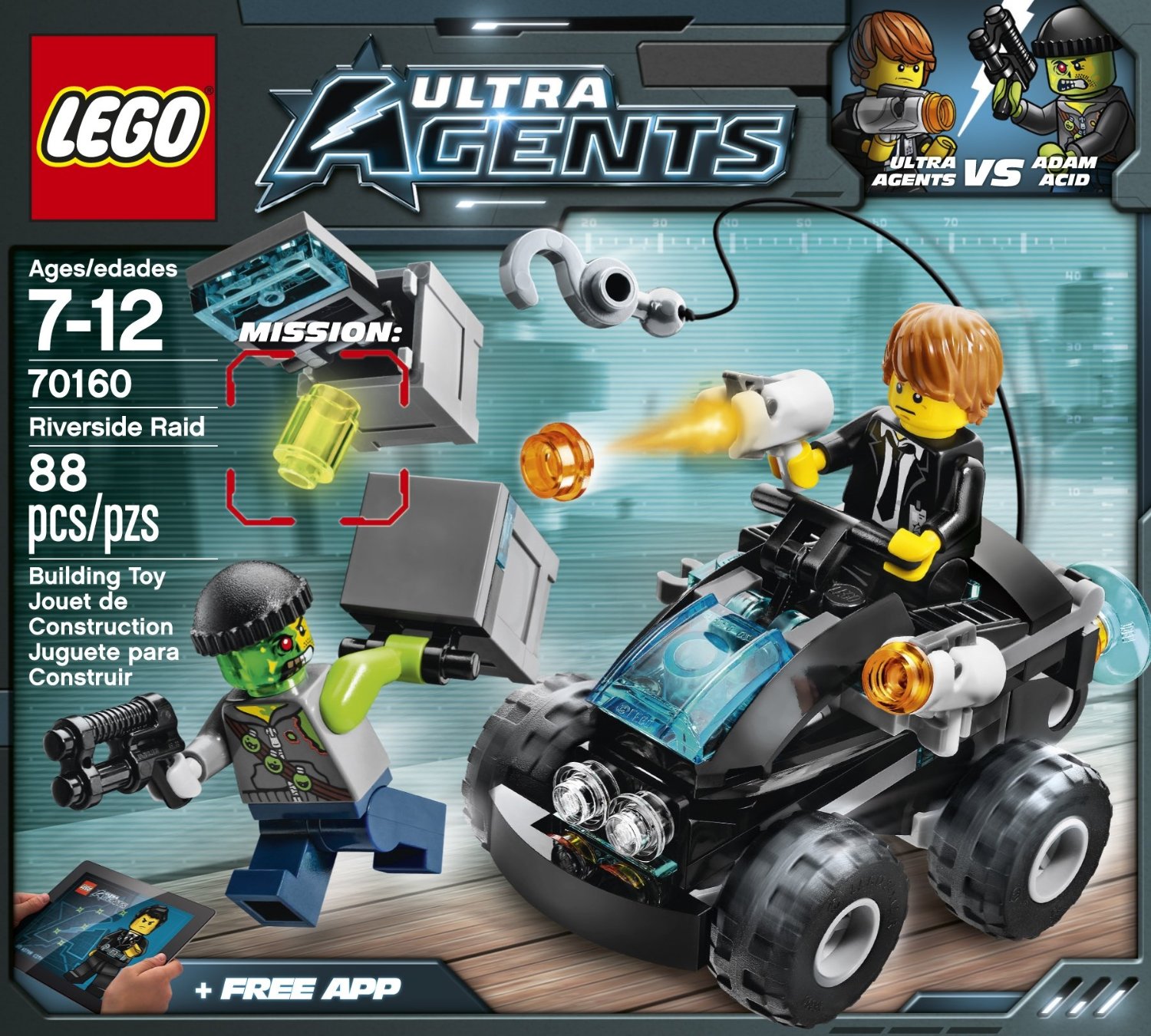 Pościg Quadem Klocki Lego Ultra Agents 70160