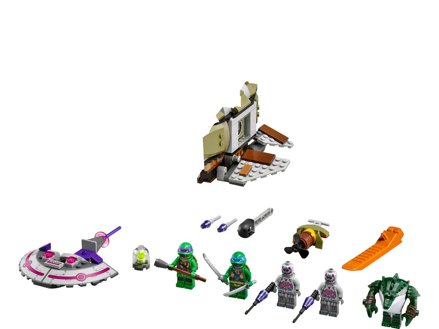Pościg łodzią podwodną Lego Turtles 79121