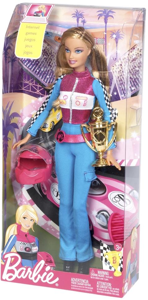 Lalka Barbie Bądź kim chcesz - Kierowca wyścigowy MATTEL R4230