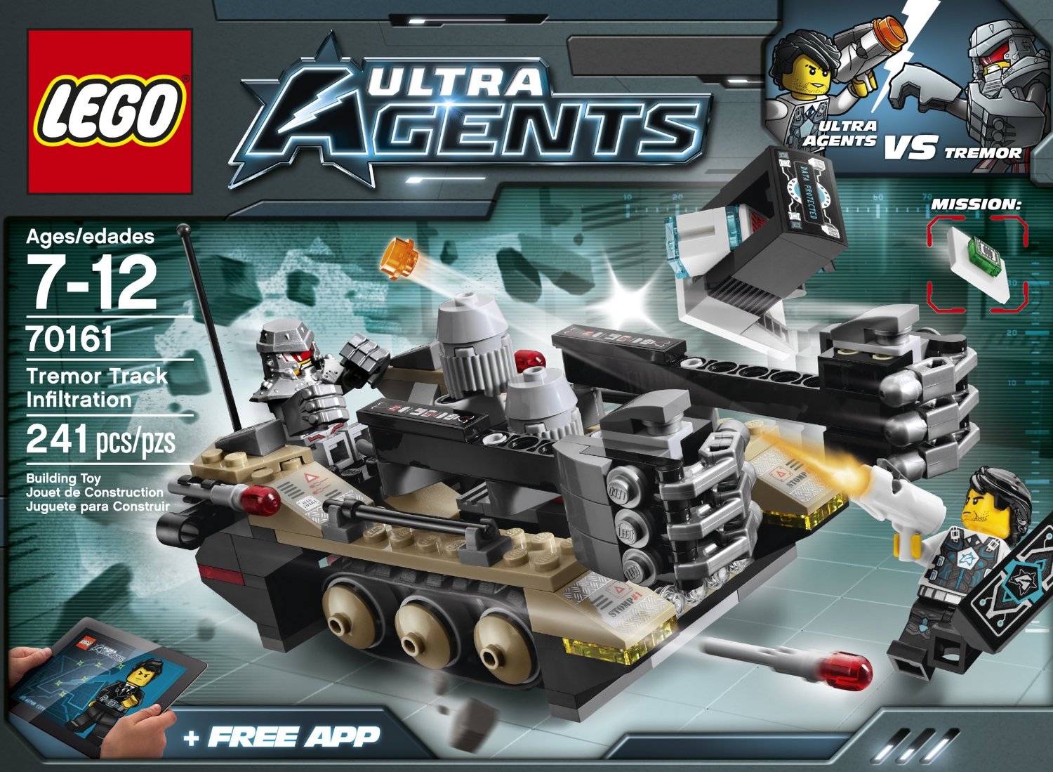 Pojazd Gąsiennicowy Lego Ultra Agents 70161