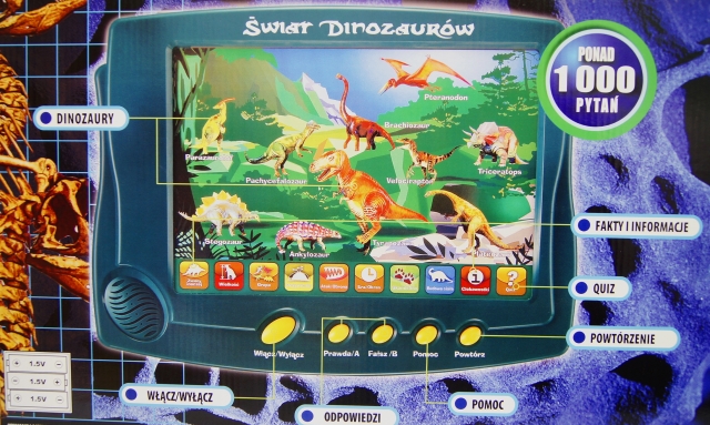 Interaktywny Świat Dinozaurów 2D DROMADER