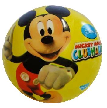 Żółta Piłka licencyjna 23 cm Myszka Miki