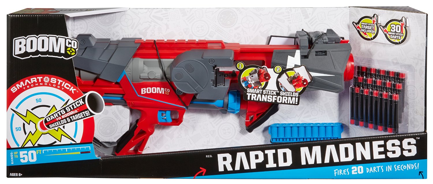 BOOMCO Rapid Madness 30 rzutek Y8618 Mattel