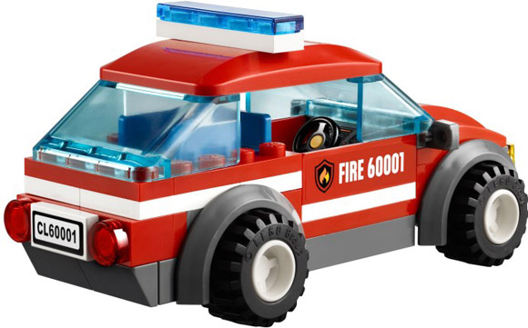 Samochód komendanta straży pożarnej LEGO CITY 60001