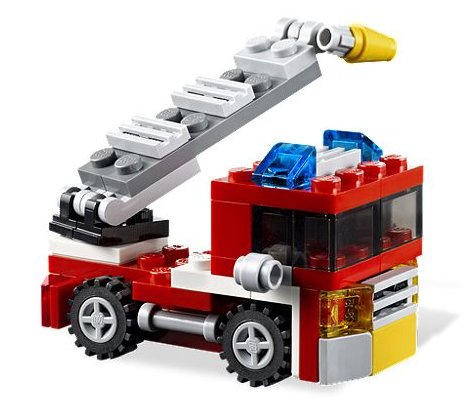 Mały wóz strażacki LEGO CREATOR 6911