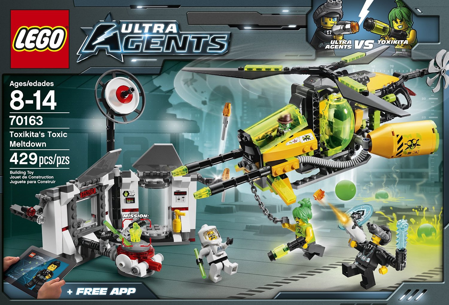 Sekretne Labolatorium Lego Ultra Agents 70163