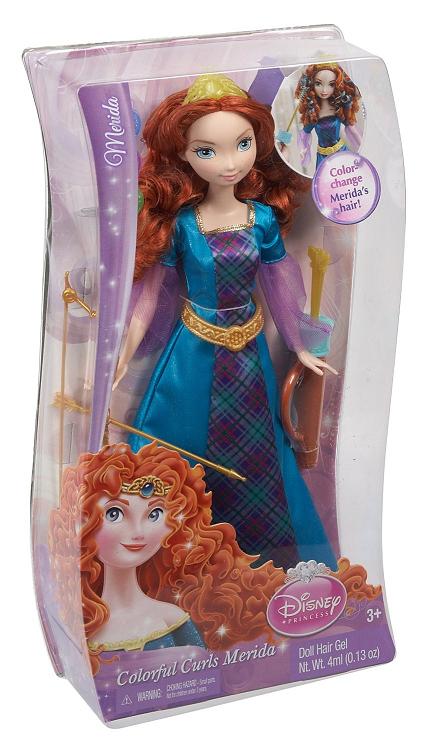 Merida Waleczna Kolorowe Włosy Mattel