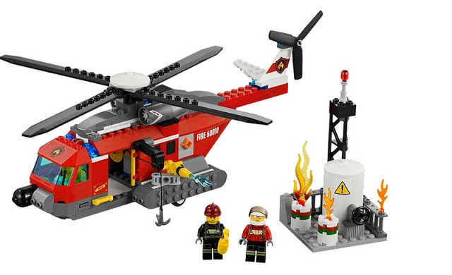 Helikopter strażacki LEGO CITY 60010