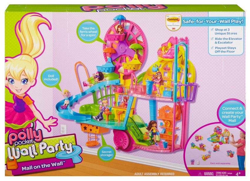 Centrum Handlowe Polly Pocket Na Ścianie Mattel