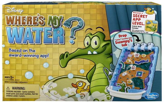 Gra where's my water hasbro