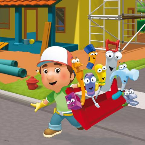 Puzzle Junior 4w1 Handy Manny TREFL