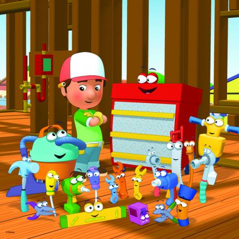 Puzzle Junior 4w1 Handy Manny TREFL