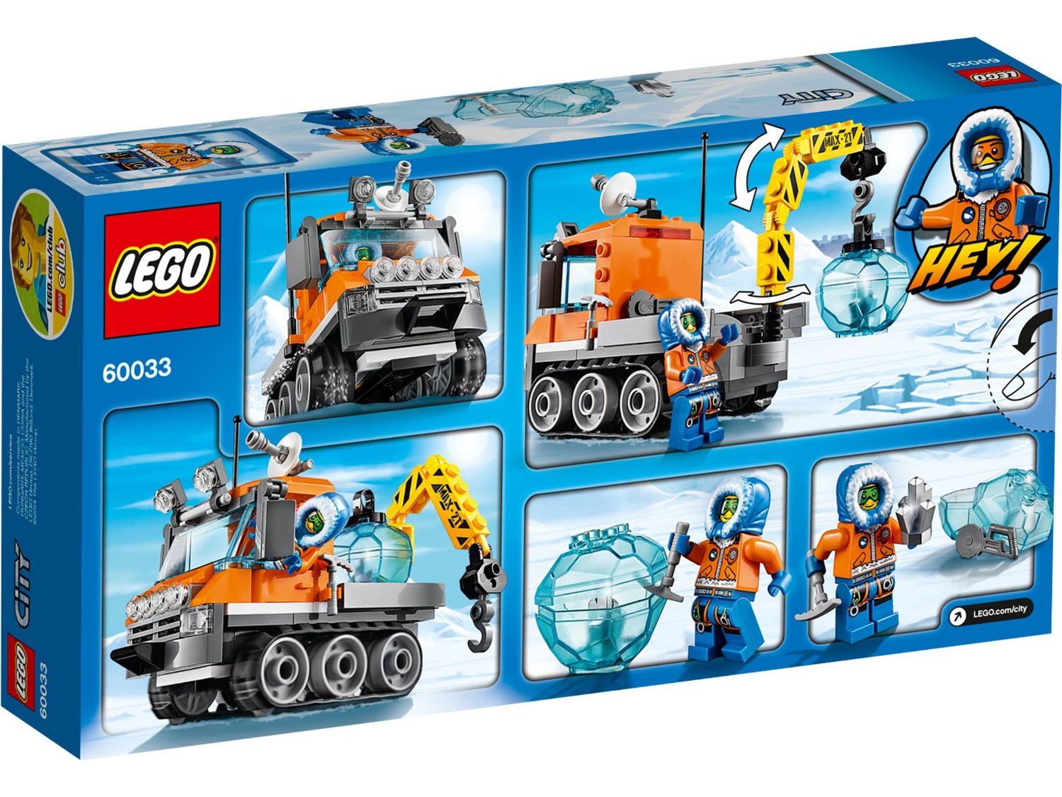  Arktyczny Łazik Lodowy Lego City 60033