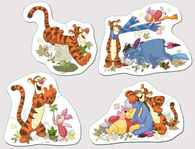 Puzzle Baby Tygrysek i Przyjaciele TREFL