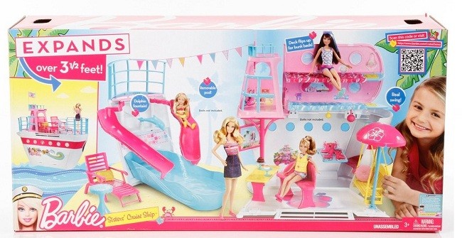 Rodzinny jacht wycieczkowy Barbie + GRATIS MATTEL X3209+T7427