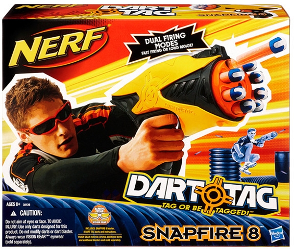 NERF DART TAG SNAP FIRE 