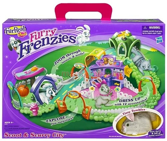 Rozbiegane miasteczko Furry Frienzies HASBRO 20728