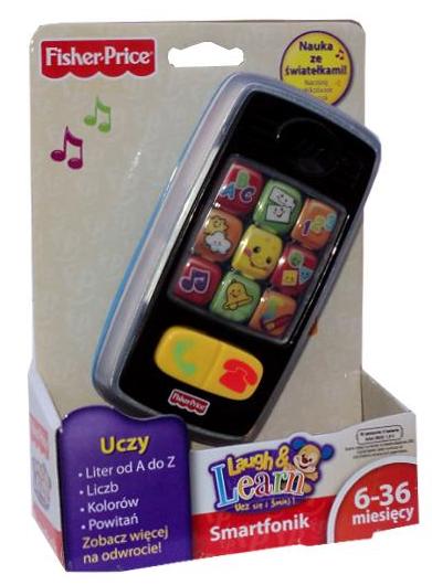 smartfonik fisher price mówiący po polsku telefon