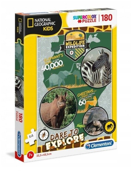 Puzzle 180 National Geographic Kids Clementoni - Mazak ...