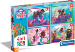 Puzzle 4w1 Disney Arielka Clementoni