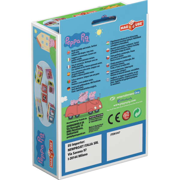 MagiCube Świnka Peppa Klocki magnetyczne 2 el.
