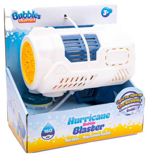 Huragan Wyrzutnia baniek Pistolet na bańki mydlane Dumel