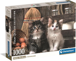 Puzzle 1000 Compact Lovy Kittens Kotki Clementoni
