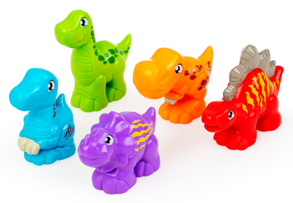 Pociąg Dino interaktywny z dinozaurami Dumel