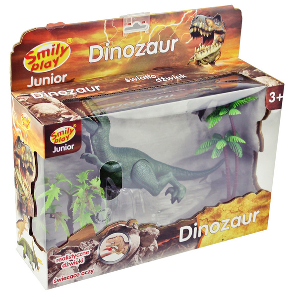 Figurka Dinozaur Velociraptor światło, dźwięk