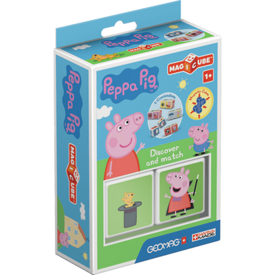 MagiCube Świnka Peppa Klocki magnetyczne 2 el.
