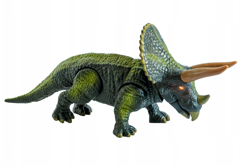 Figurka Dinozaur Triceratops światło, dźwięk