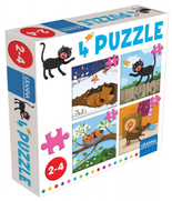 Gra puzzle z Kotkiem 4w1 Granna