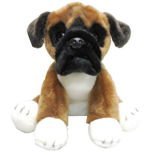 Maskotka Fluffy Fam pies Boxer 28cm