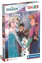 Puzzle 104 Super Color Disney Frozen CLE 25742