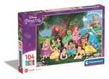 Puzzle 104 Super Color Disney Princess CLE 25743