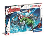 Puzzle 104 Super Color Marvel Avengers CLE 25744