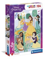 Puzzle 104 Super Color Princess 25736 Clementoni