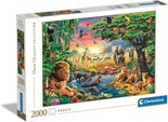 Puzzle 2000 Afrykańskie Spotkanie Dzikie Zwierzęta