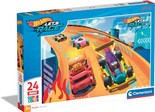 Puzzle 24 Maxi Super Kolor Hot Wheels Clementoni