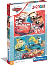 Puzzle 2x20 Super Kolor Cars Auta Clementoni