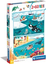 Puzzle 2x60 Super Kolor Life at Sea Clementoni