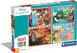 Puzzle 4w1 Super Kolor Disney Classic Clementoni