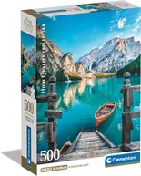 Puzzle 500 Compact Braies Lake Clementoni