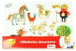 UKŁADANKA DREWNIANA FARMA SMILY 6/24