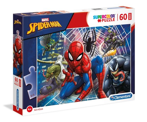 Puzzle 60 Maxi Spiderman 26444 Clementoni Mazak Marek Zaremba - roblox minecraft pajak darmowe kolorowanki do wydruku dla