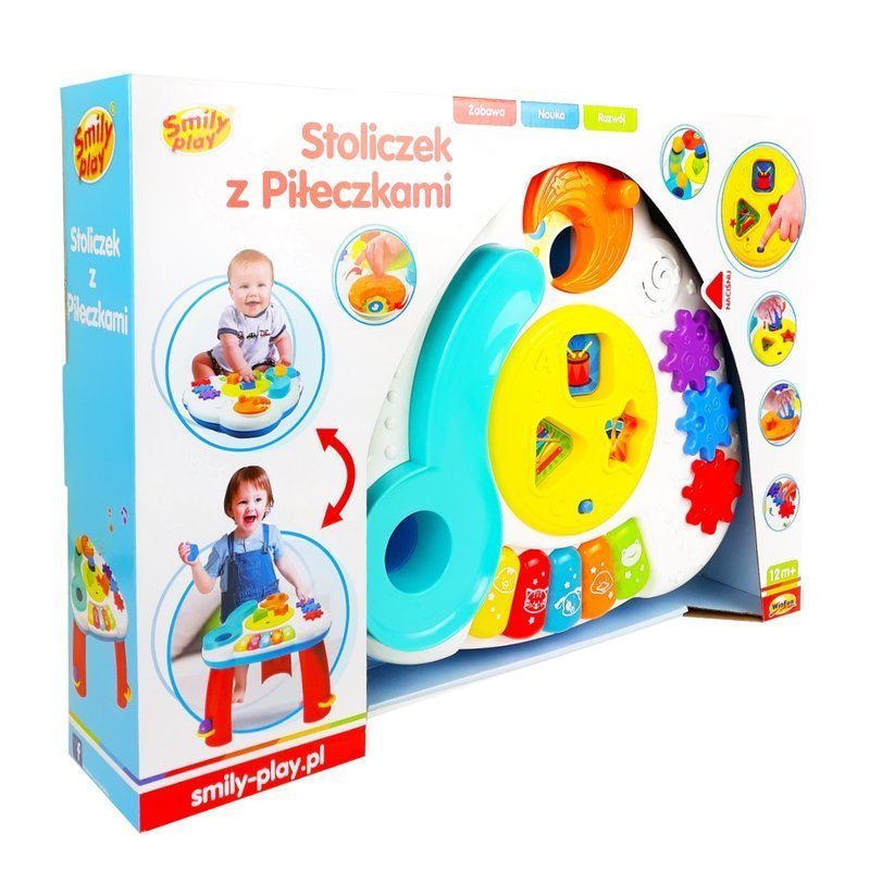 Stoliczek Edukacyjny Z Pileczkami Smily Play 0812 Mazak Marek Zaremba