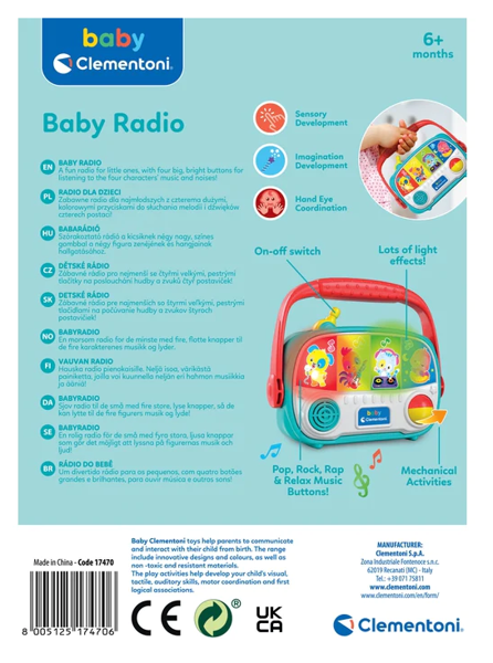 Baby Radio interaktywne Clementoni